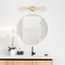 Designers Fountain Demi 24 in. 3-Light Brushed Gold Vanity Light with Artisan Cast Glass Shade for Bathrooms D318M-3B-BG - alternate 2